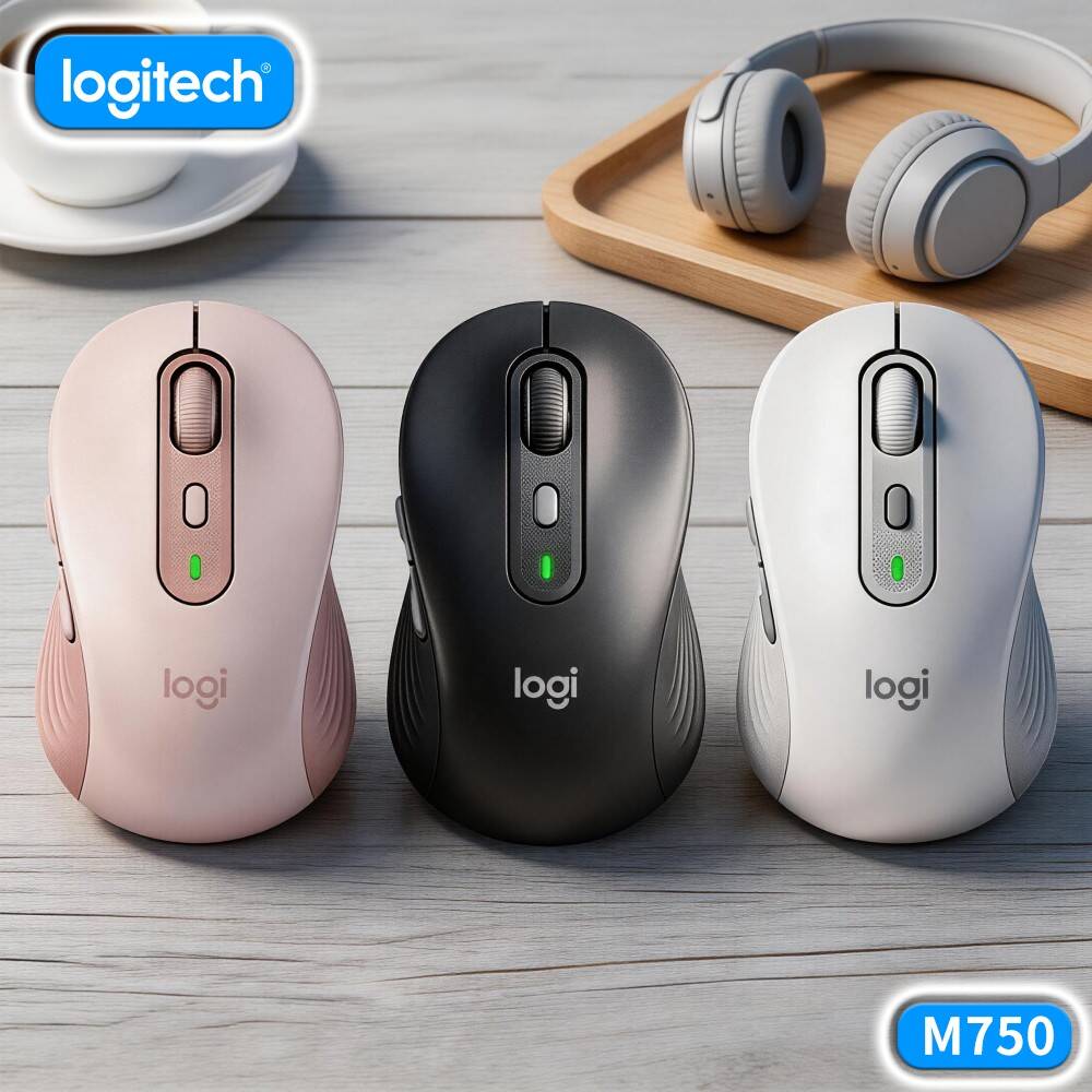 Logitech Home Cinema - Mouse Ergonômico Sem Fio Logitech M650/M650L
