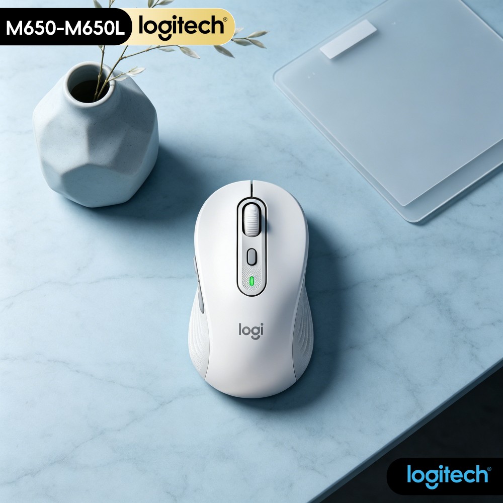 Logitech Home Cinema - Mouse Ergonômico Sem Fio Logitech M650