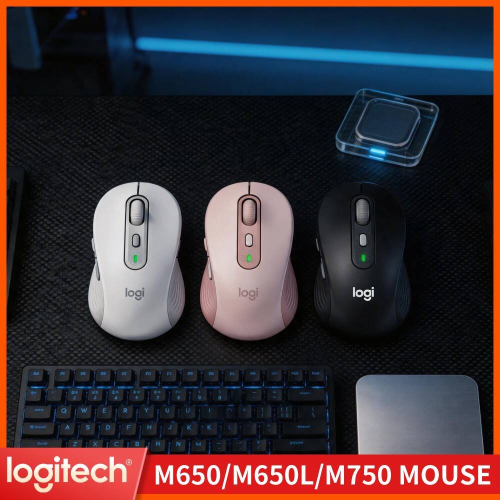 Logitech Home Cinema - Mouse Ergonômico Logitech M650 - Sensor