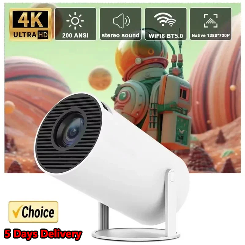 Home Cinema Mini - Novo Projetor 4K Android 11 Mini