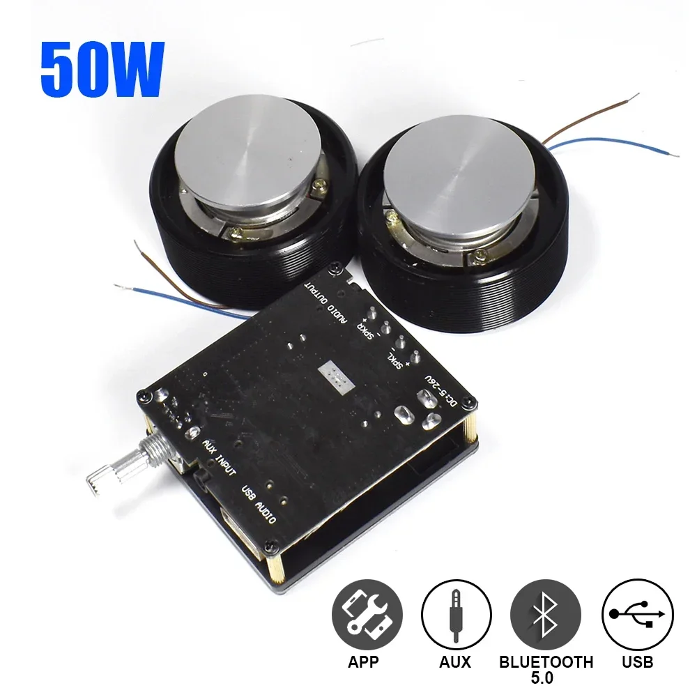 Home Cinema System - 1 conjunto 50w 2.0 alto-falante de