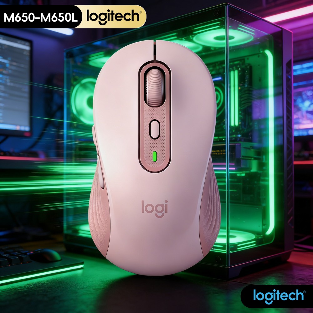 Logitech Home Cinema - Mouse Ergonômico Sem Fio Logitech M650