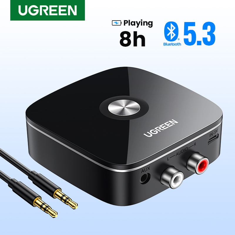 Home Cinema System - UGREEN-AUX Receptor Bluetooth RCA para Sistema