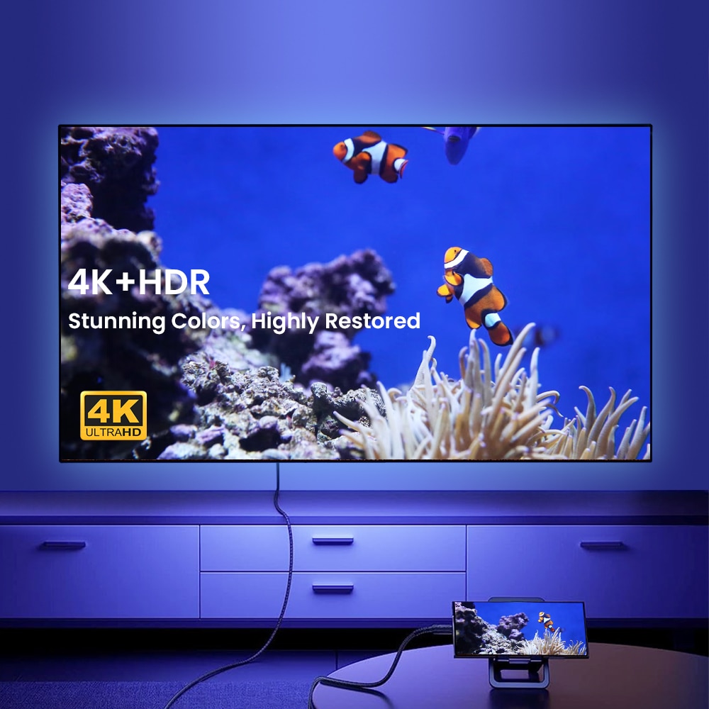Cabo NIERBO USB C para HDMI 6, - Home Cinema Usb avaliação e preço