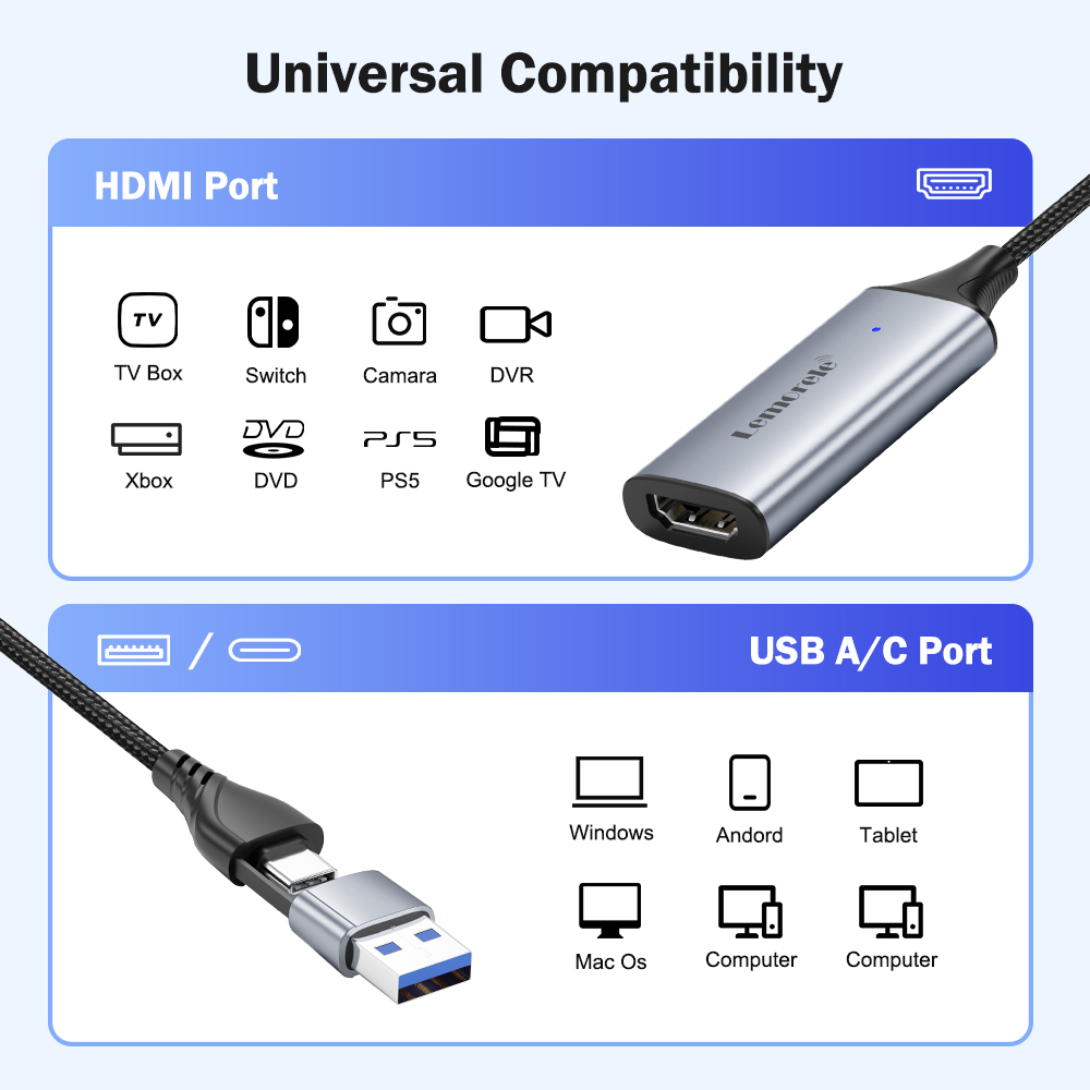 Lemorele usb 2.0 placa de capt - Home Cinema Usb avaliação e preço