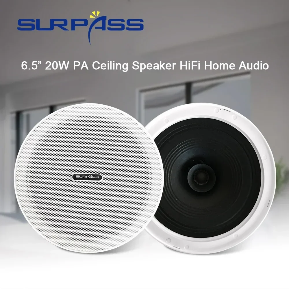 Alto-falantes de teto de 6,5 p - Home Cinema System avaliação e preço