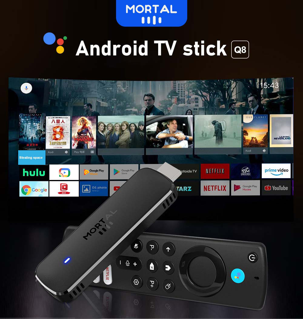Android TV Stick Mortal Q8 Ver - Home Cinema Youtube avaliação e preço