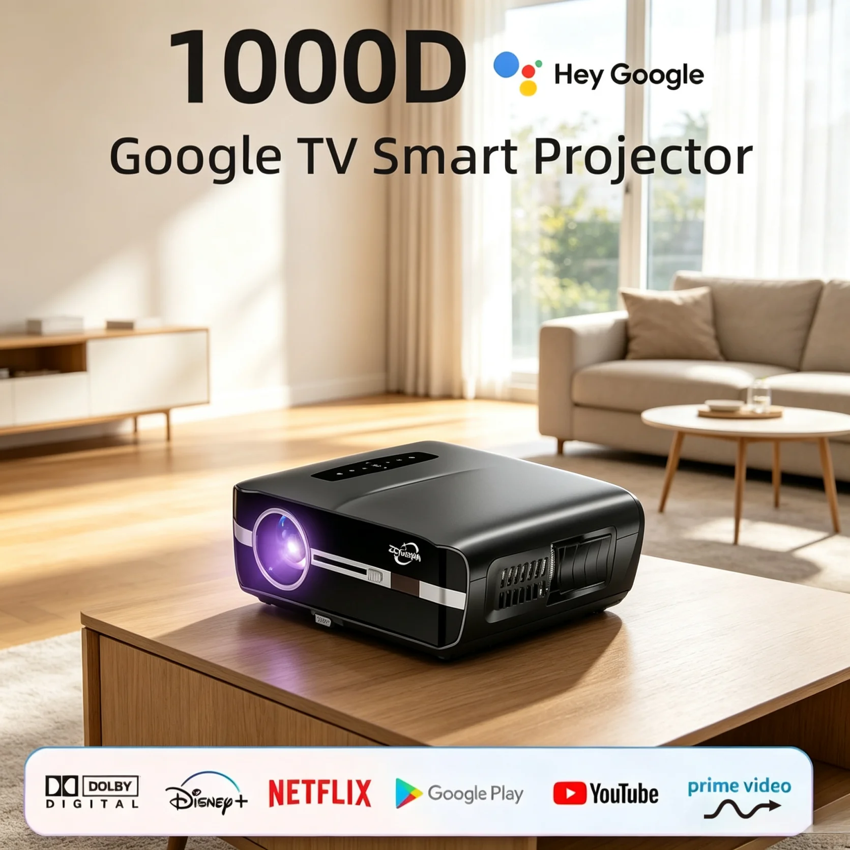 Projetor Oficial Google TV 4K  - Home Cinema Entertainment avaliação e preço