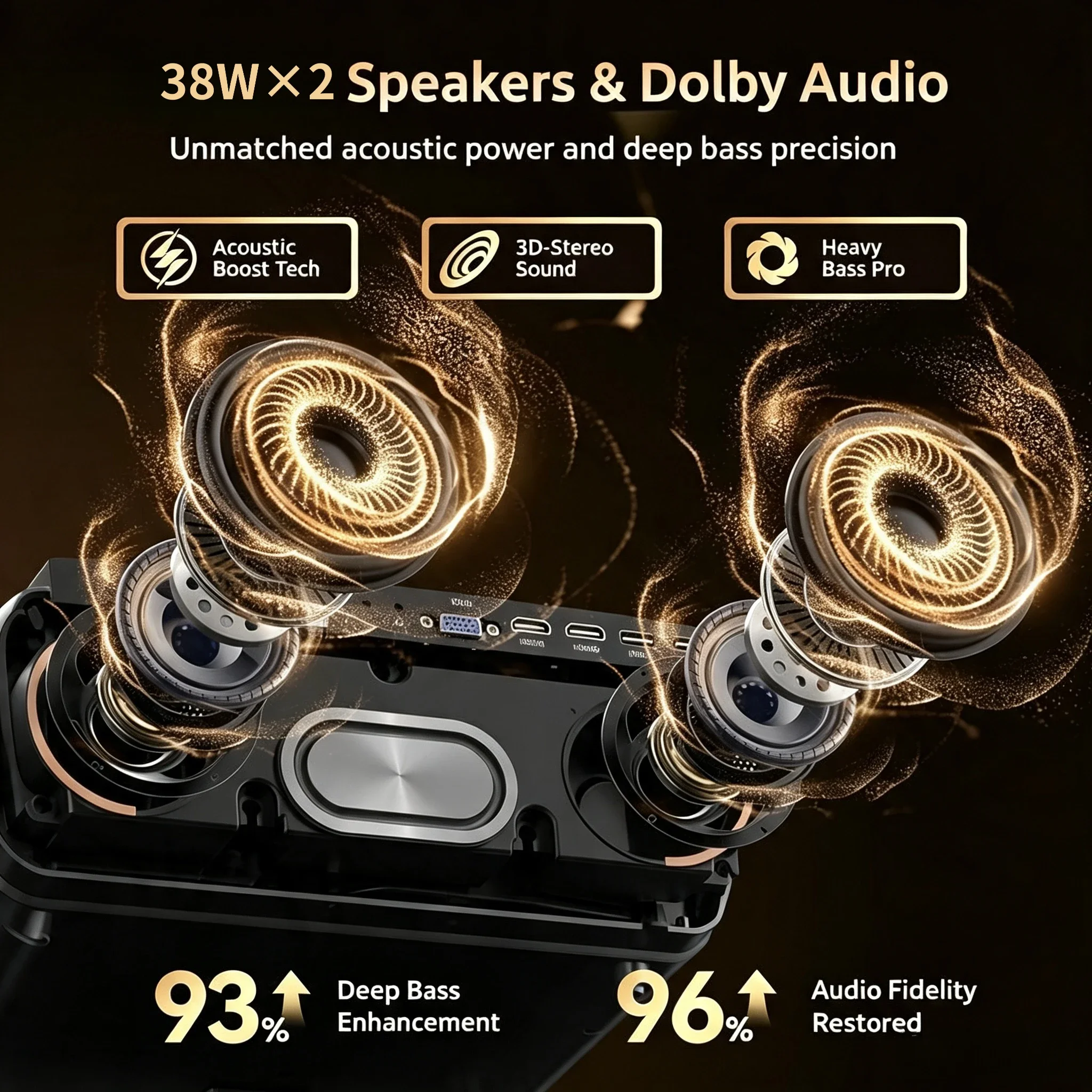 Novo Projetor E9 4KUHD Smart 4 - Home Cinema Karaoke Projector avaliação e preço