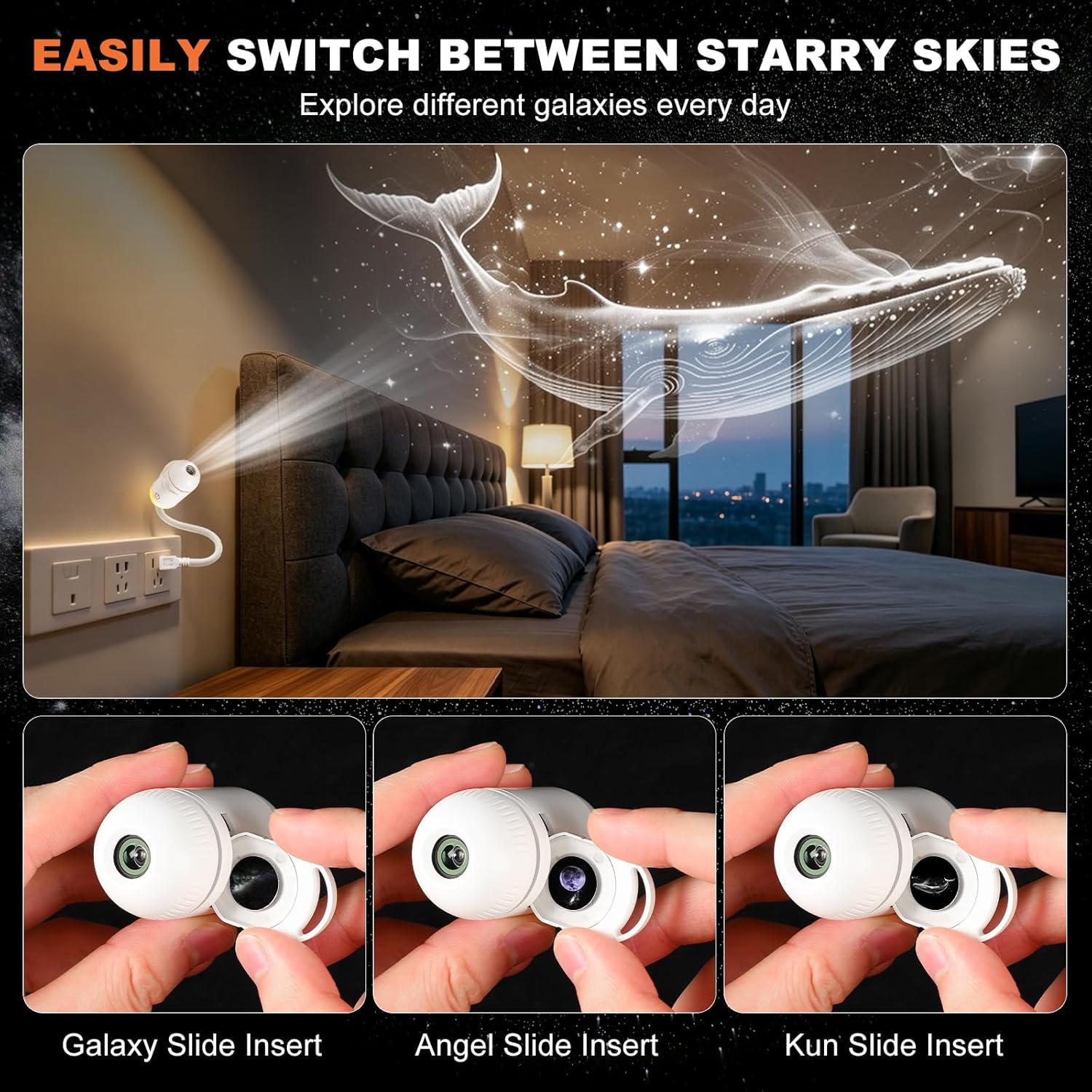 Projetor de Galáxia e Luz Notu - Projector Mount Ceiling avaliação e preço