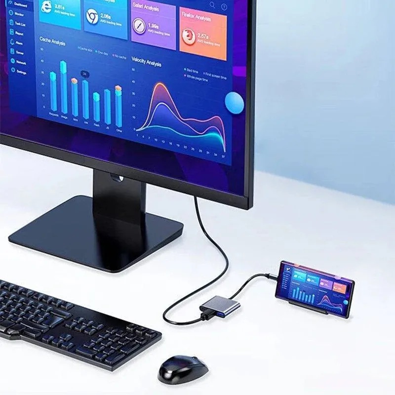 Usb c hub 3 em 1 tipo c 3.0 pa - Home Cinema Usb avaliação e preço