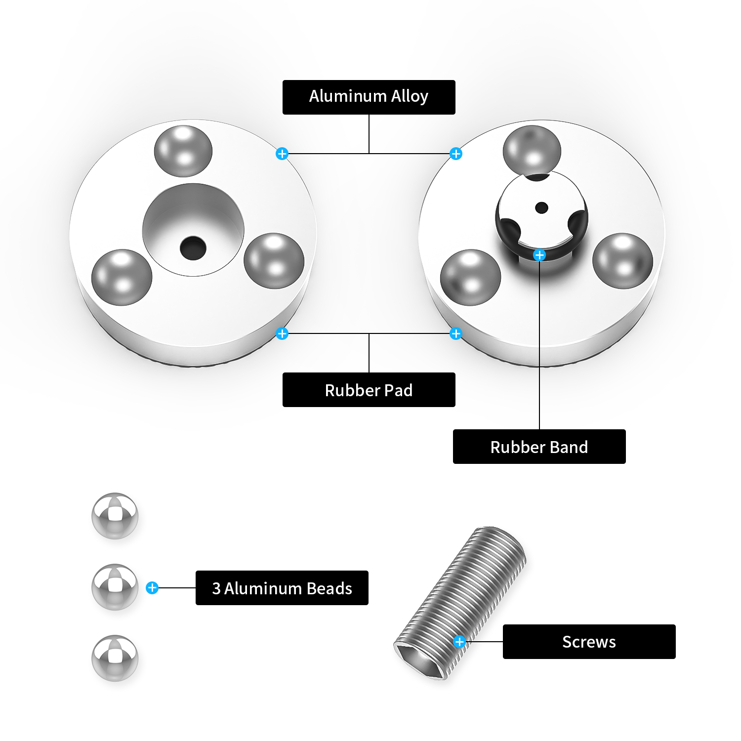 4 Peças de Pé de Apoio Anticho - Home Cinema Hifi avaliação e preço