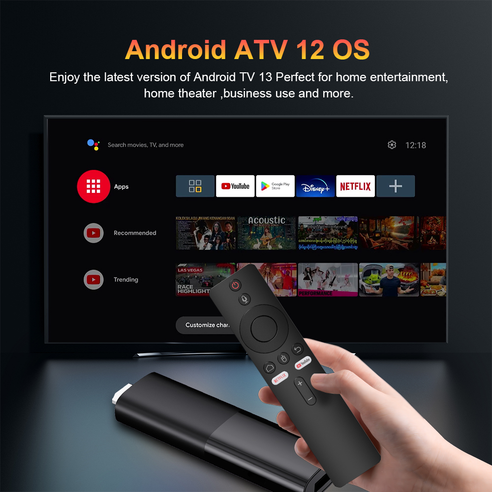 Velec Android 12 Smart Stick 8 - Home Cinema Youtube avaliação e preço