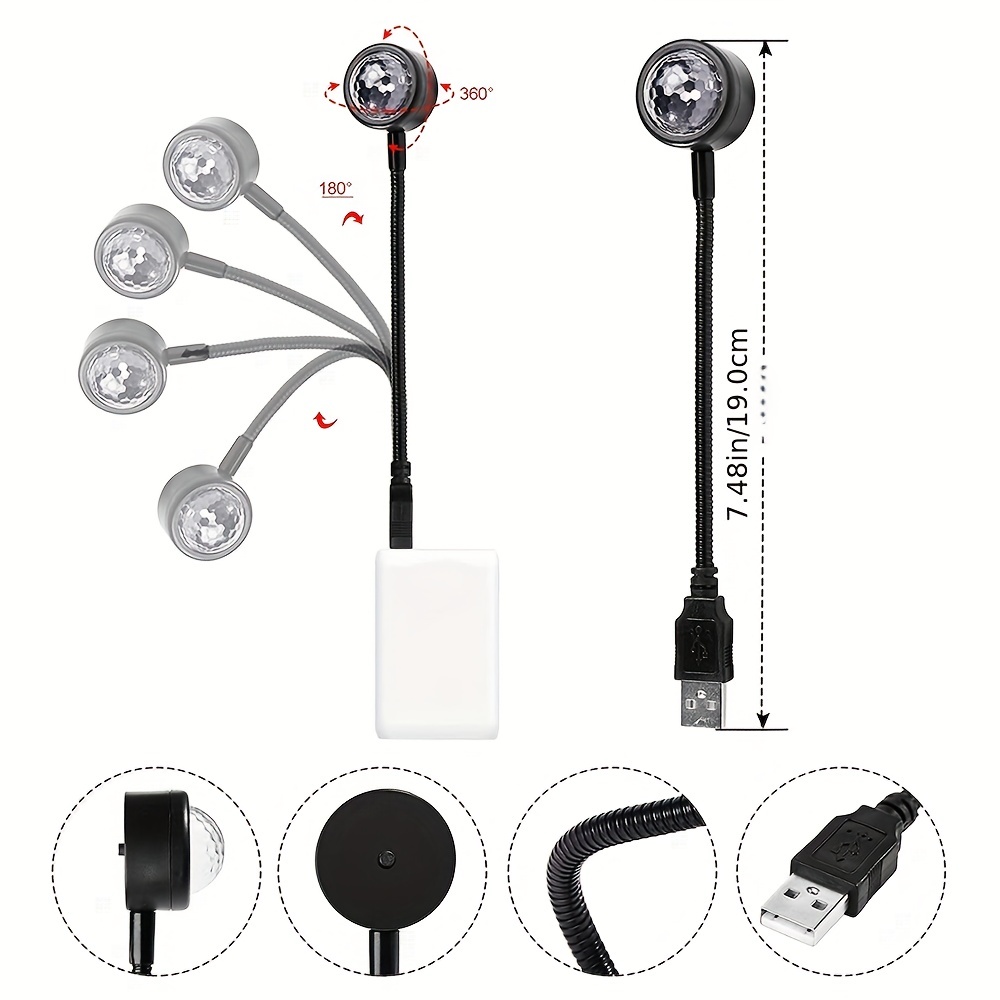 USB Powered Starry Sky LED Nig - Projector Mount Ceiling avaliação e preço