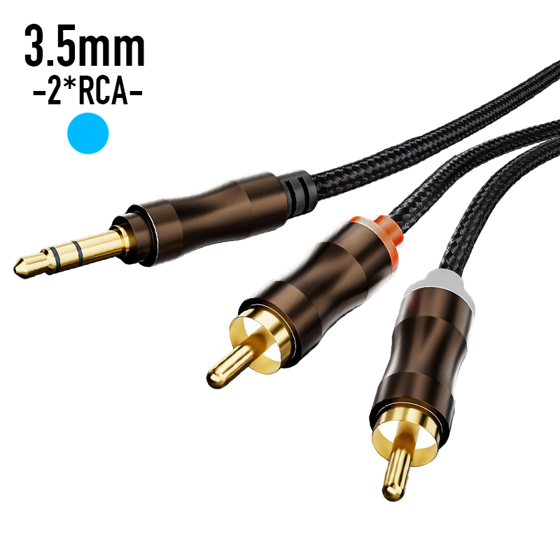 Cabo de Áudio Auxiliar RCA par - Genius Home Cinema avaliação e preço