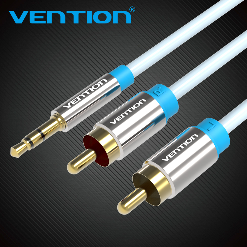 Vention cabo rca 3.5 para 2rca - Genius Home Cinema avaliação e preço