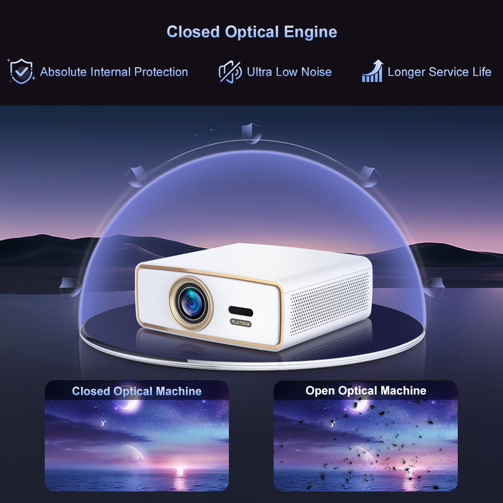 Projetor Portátil Flixtone E90 - Home Cinema Mini avaliação e preço